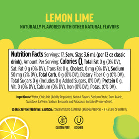 Ninja Thirsti FRUITI CHILL+ Lemon Lime drops on shelf with zero calories claim