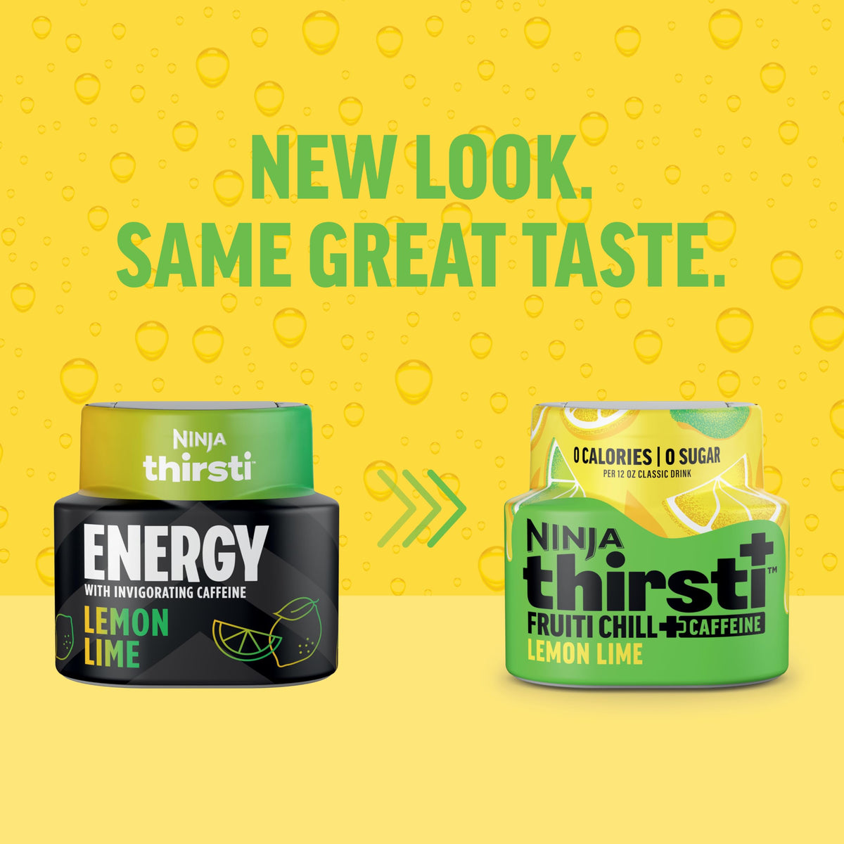 Ninja Thirsti FRUITI CHILL+ Lemon Lime label close-up