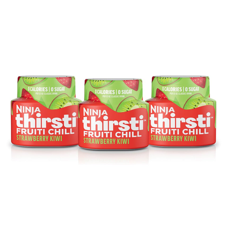 Ninja Thirsti Fruit i Chill Strawberry Kiwi bottle with bold flavor for hydration