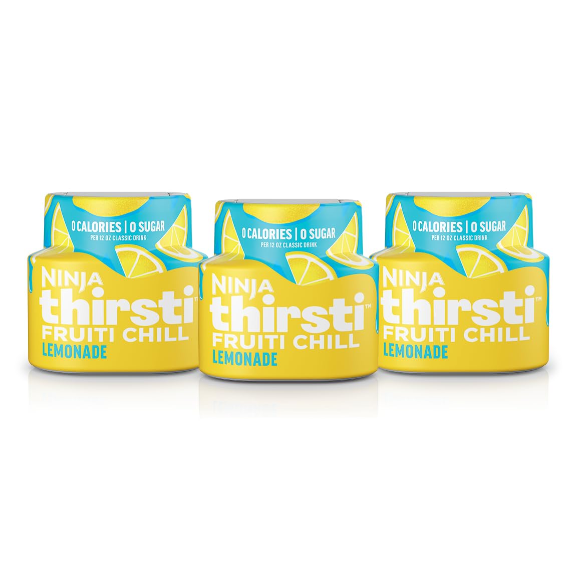 Ninja Thirsti Fruti Chill Lemonade bottle flavors water with bold citrus.