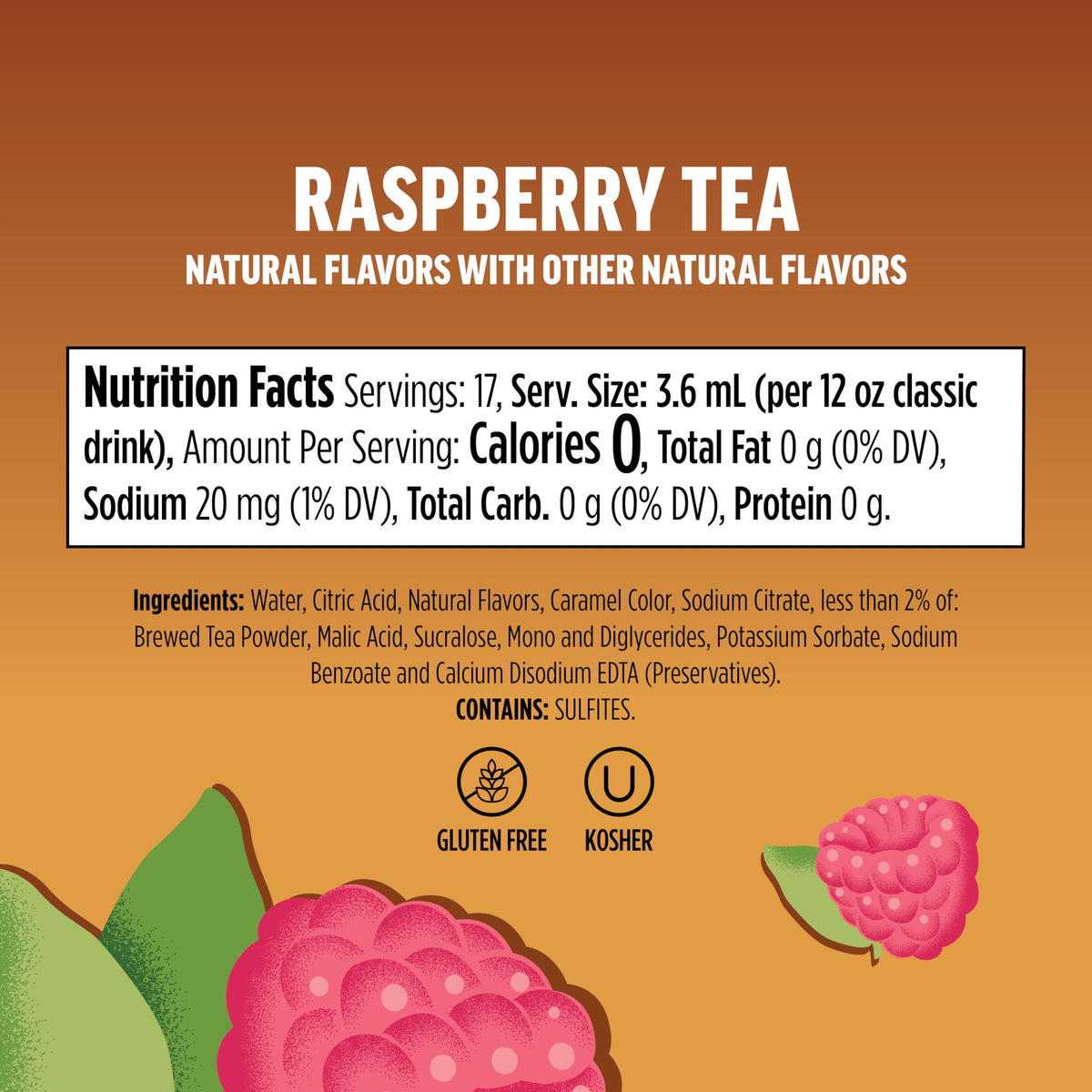Ninja Thirsti ICED TEA Raspberry fridge-space friendly packaging