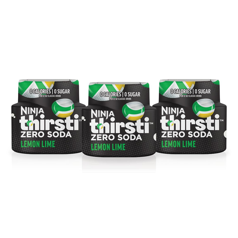 Ninja Thirsti lemon-lime flavor drops for zero-calorie soda flavor.