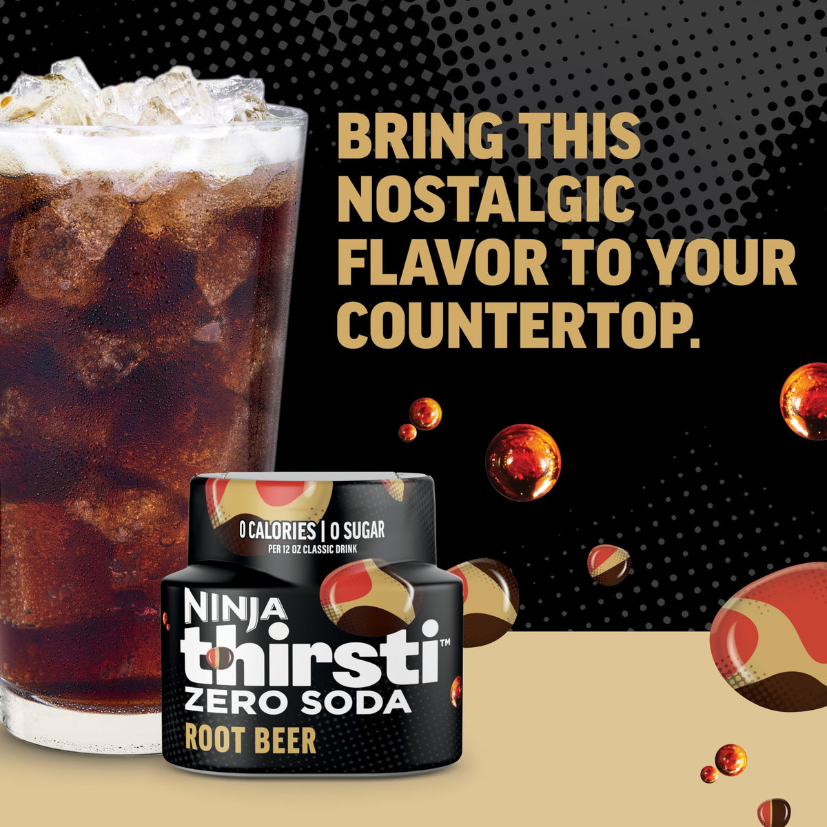 Ninja Thirsti zero calories closeup highlights health-conscious flavor choices