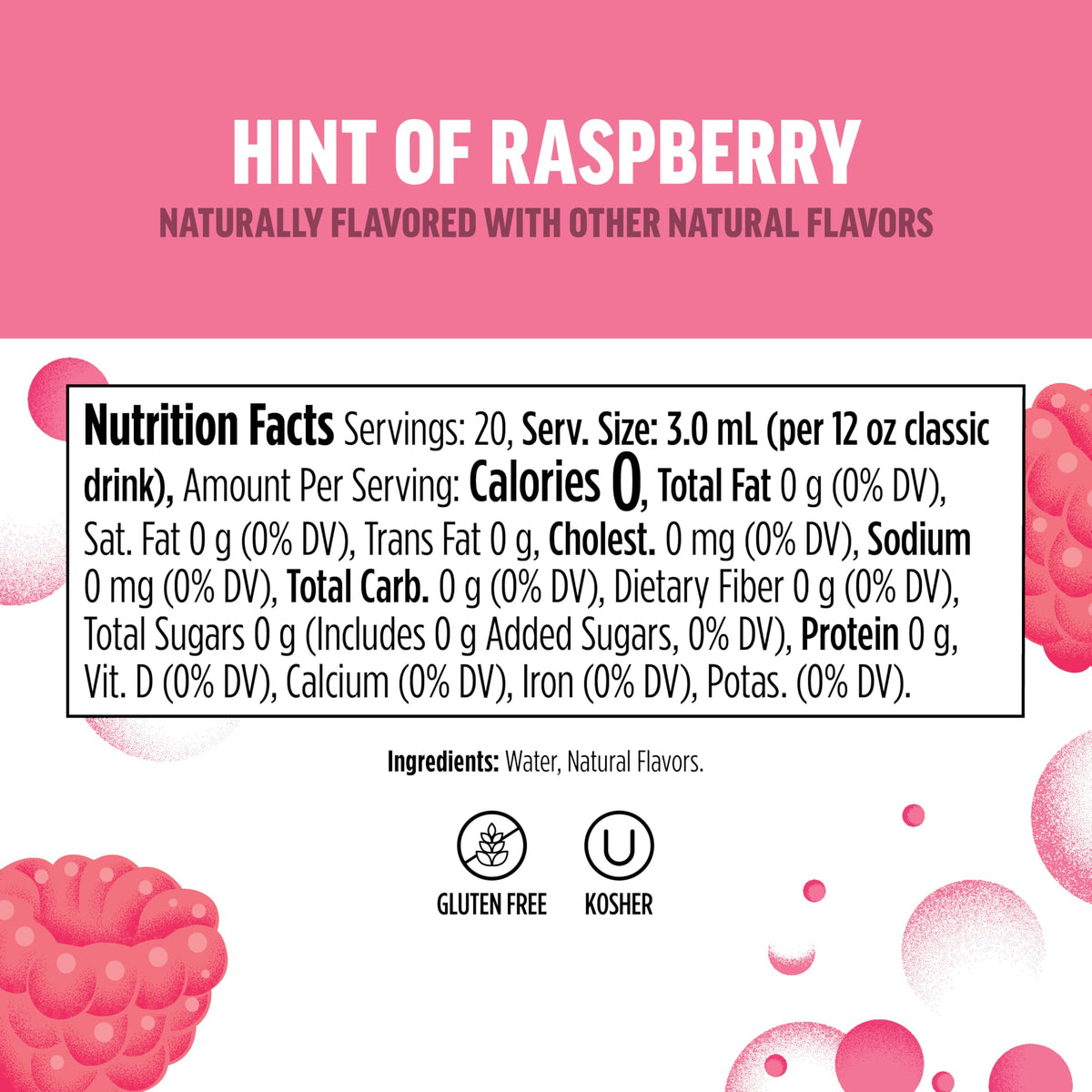 Ninja Thirsti zero-calories label highlights sugar-free choice.