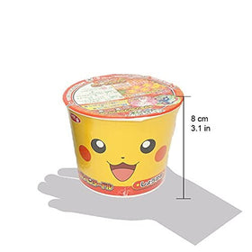 Ninjapo Poket Cup Noodles with Pikachu topping: quick, fun snack option