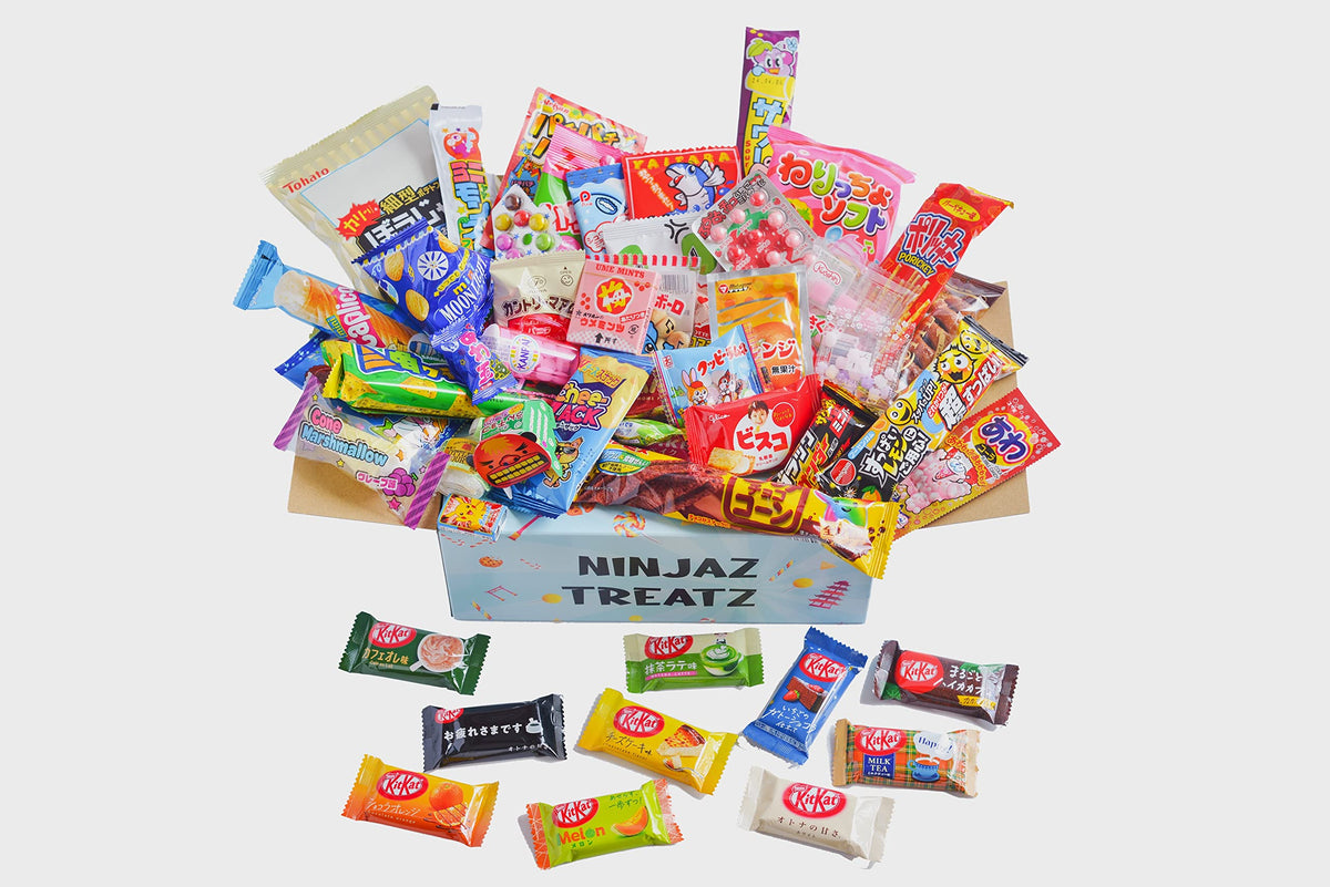 NINJAZ TREATZ box front view with gift-ready packaging.