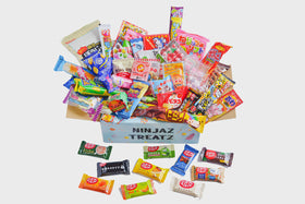 NINJAZ TREATZ box front view with gift-ready packaging.