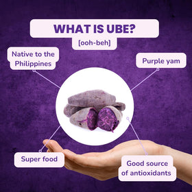 Waffles made with Ninong’s Ube Pancake Mix for versatile breakfasts.