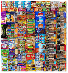 Niro Assortment box front view showing varied snacks for on-the-go days