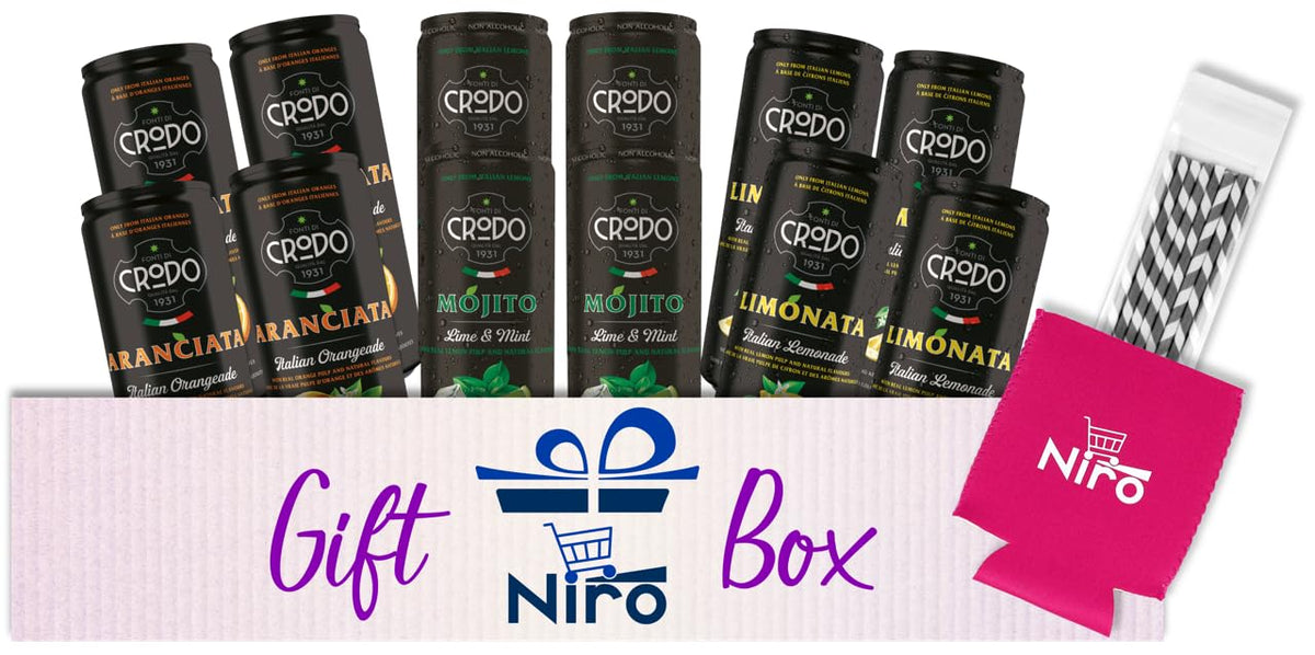 Niro can sleeve included for convenient on-the-go sipping.