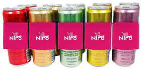Niro Essenza Tangerine and Wild Strawberry pour for on-the-go hydration.