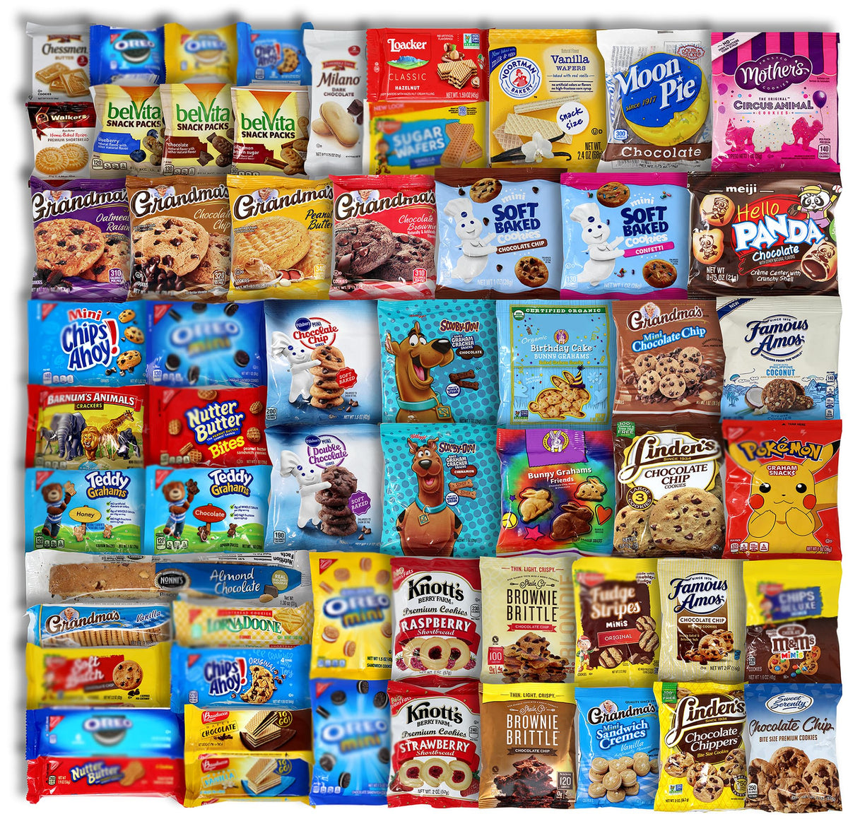 Niro gift basket with 40-cookie variety, ideal care package