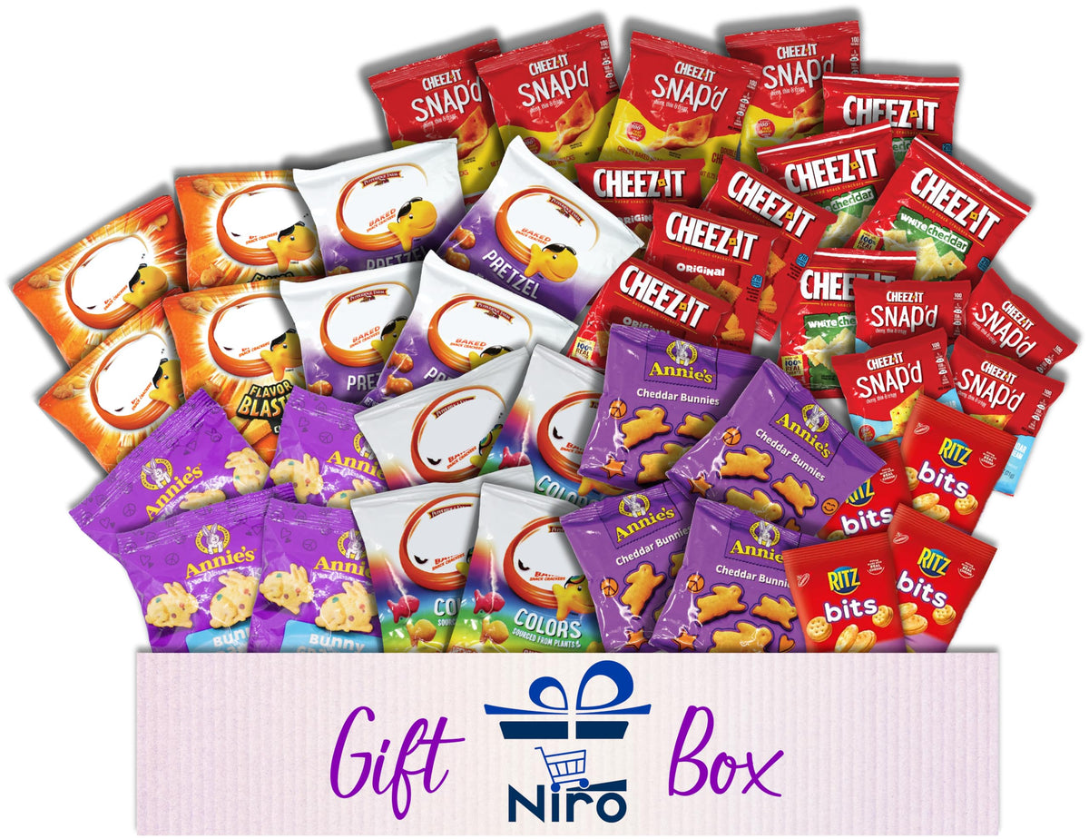 Niro gift box showing 40 individually wrapped packs, great for sharing.