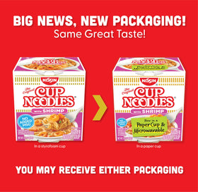 Nissin Cup Noodles three-minute quick prep for busy days