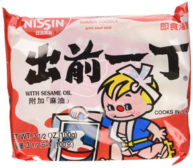 Nissin Demae Ramen sesame oil pack-front for quick, convenient meals.
