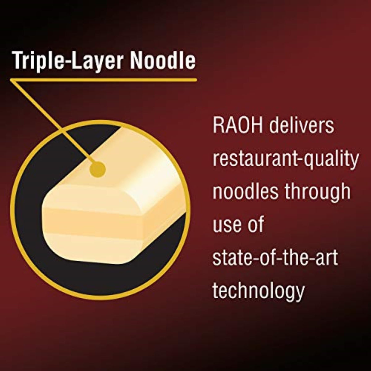 Nissin RAOH cooks in four minutes with two cups of water for quick gourmet meals