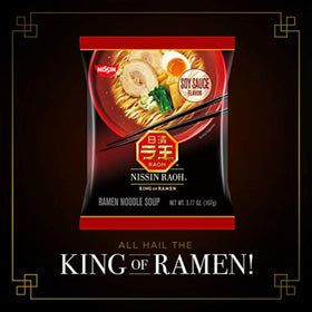 Nissin RAOH soy-sauce flavor provides versatile, cafe-worthy ramen at home