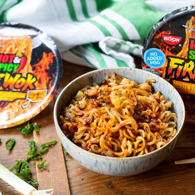 NISSIN Szechuan-inspired flavor profile—bold taste in a single serving.