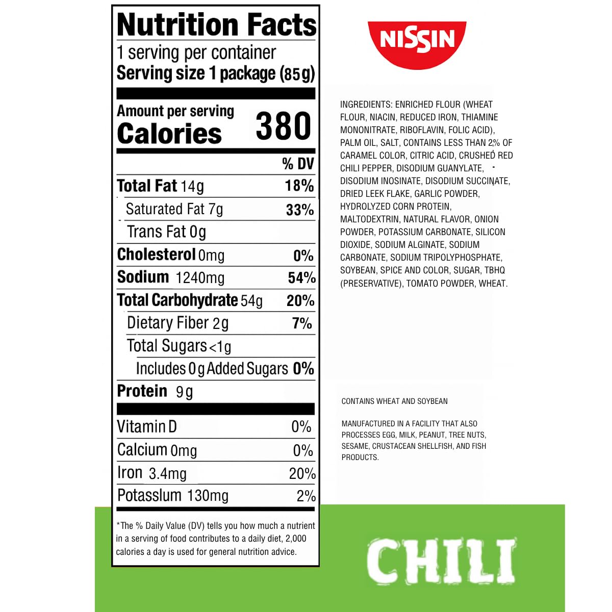 NISSIN Top Ramen Chili noodles cooking in boiling water.