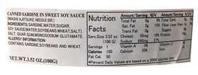 Nissui sardine sweet soy sauce 3-pack on display for easy meal prep