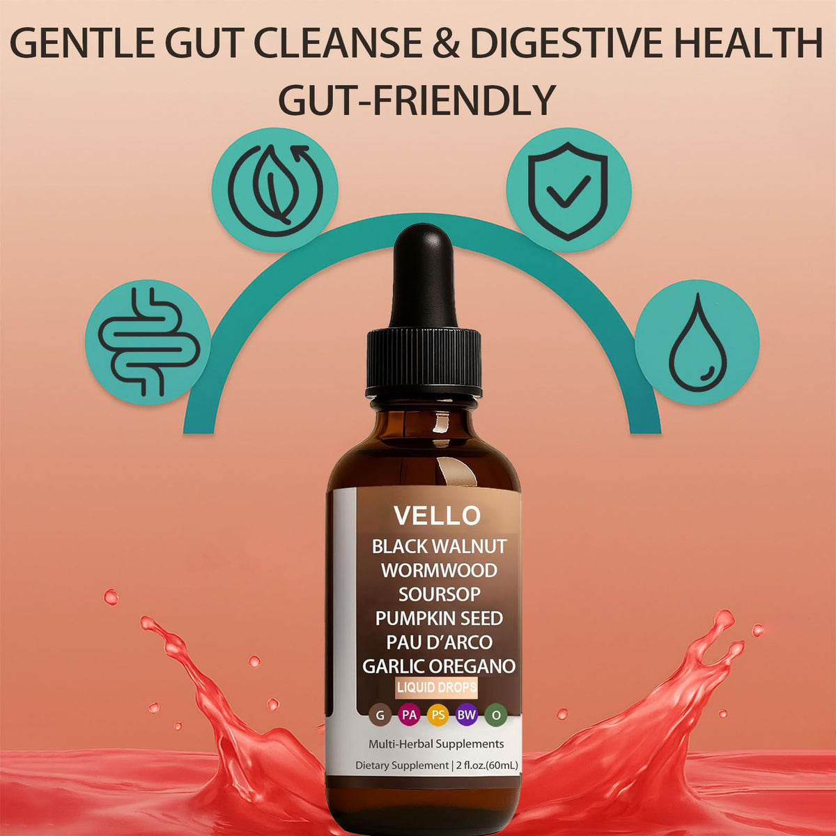 Nitidissima VELLO ingredients spread with soursop and pumpkin seeds.