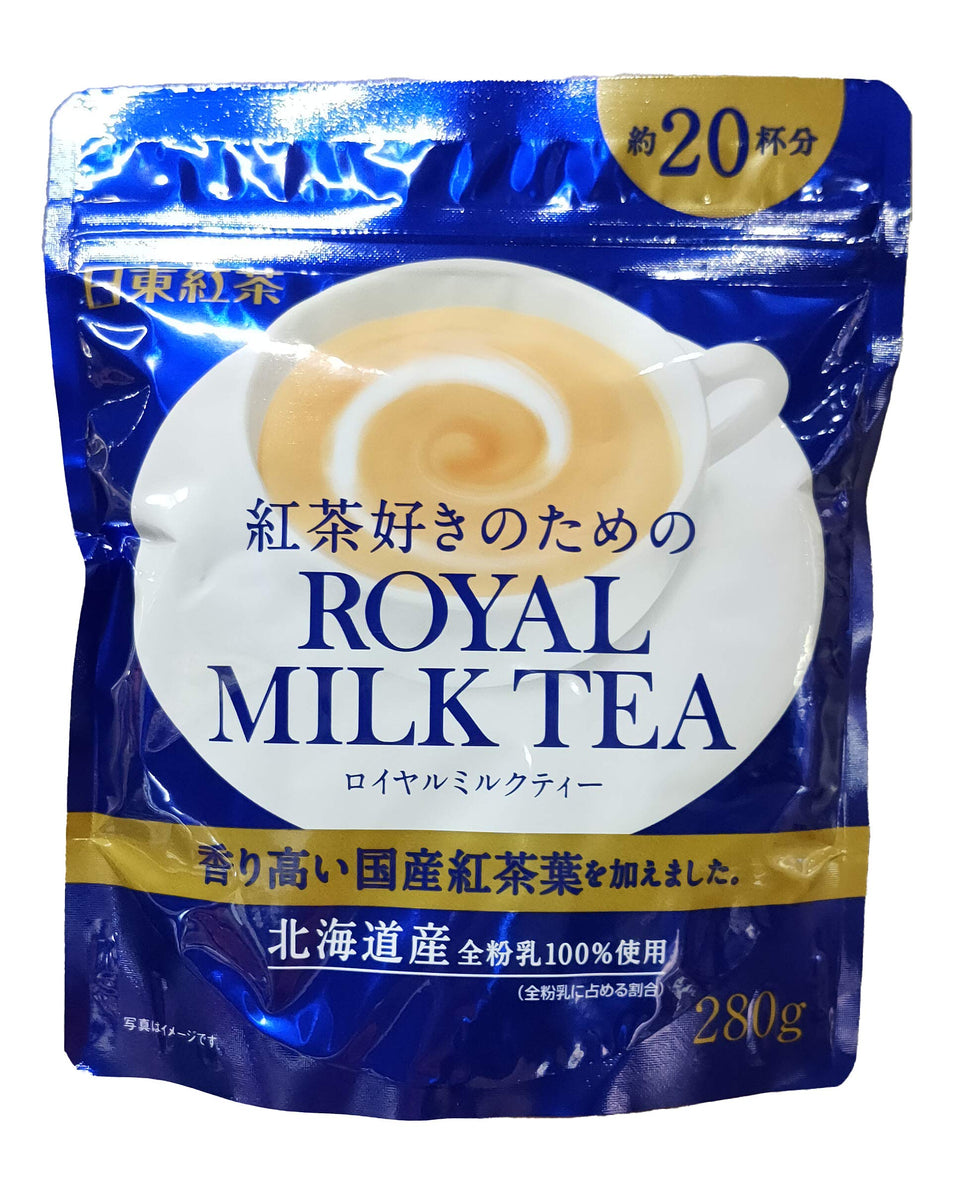 Nitto Kocha Instant Royal Milk Tea hot cup for cozy moments.