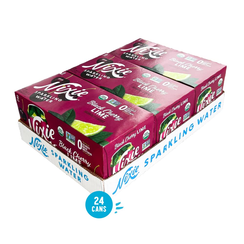 Nixie Black Cherry Lime close-up bubbles and refreshing aroma