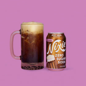 Nixie Caffeine-free soda in a glass for refreshing anytime