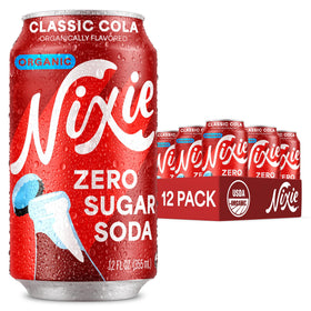 Nixie Organic Zero Sugar Soda Classic Cola can for a clean, refreshing cola experience