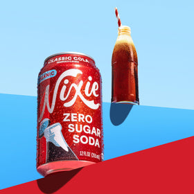 Nixie Organic Zero Sugar Soda Classic Cola label highlights organic, non-GMO ingredients