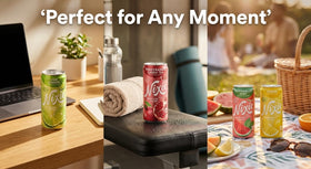 Nixie Sparkling Water Lime Ginger can for a zesty lime with warming ginger