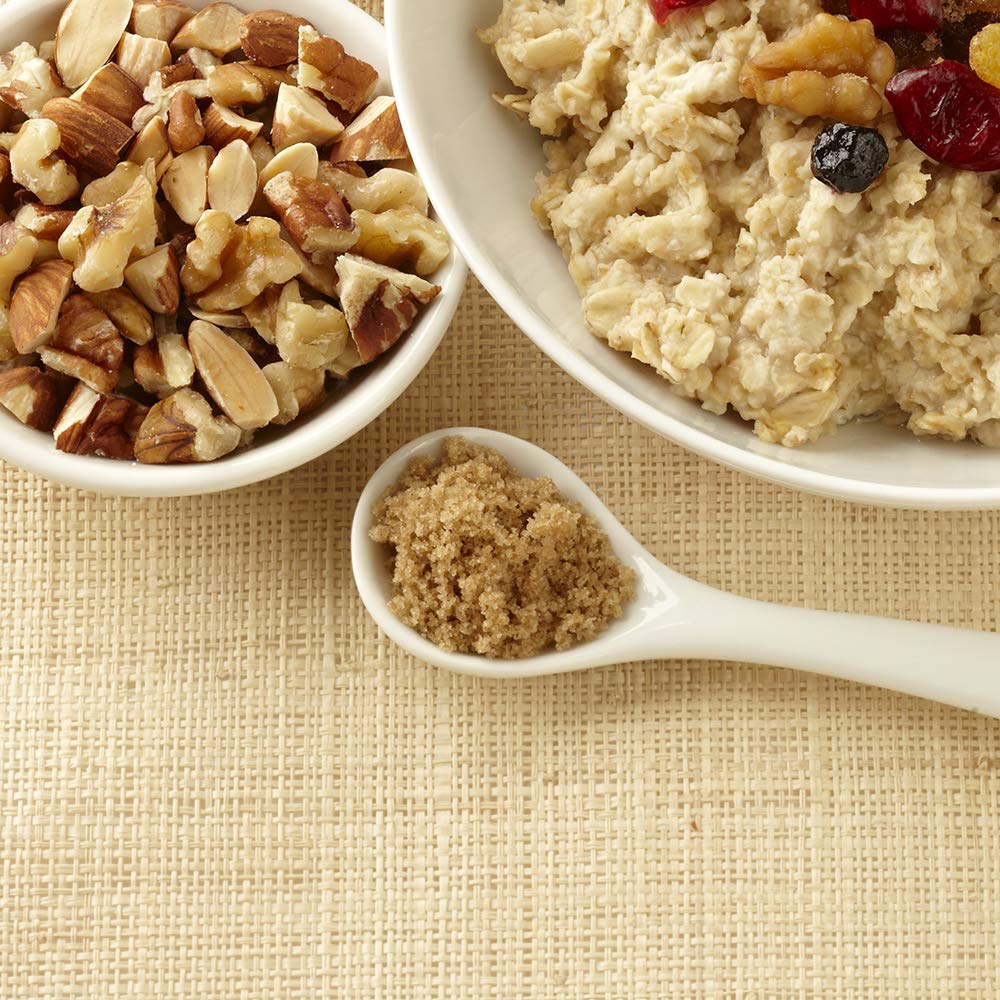 Kosher-certified, gluten-free N'Joy topping in single-serve packets.