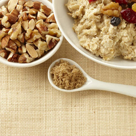 Kosher-certified, gluten-free N'Joy topping in single-serve packets.