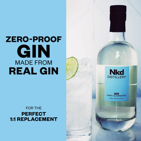 Juniper and coriander botanicals highlighted in NKD Gin.