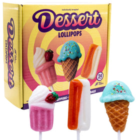 NLS Candy Co. Ice Cream Cone lollipop, bright and shareable for parties.