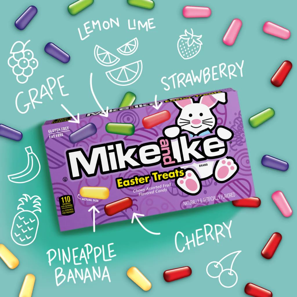 Mike and Ike Easter basket stuffer gift idea ready for spring celebrations.