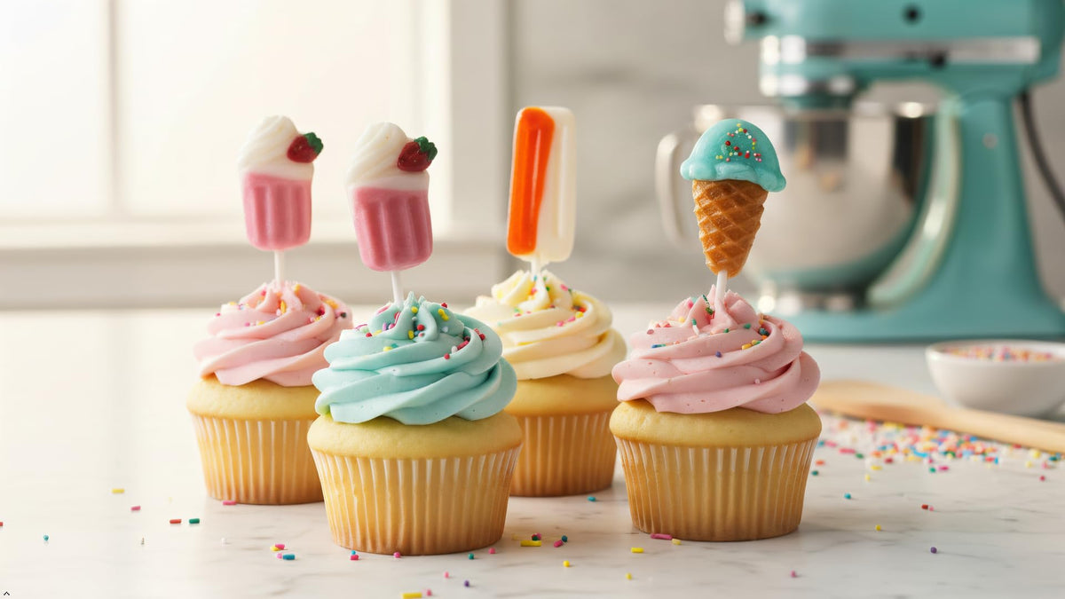 NLS Candy Co. Orange Cream lollipop, fresh citrus notes in dessert-inspired design.