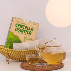 NMPT freeze-dried Centella leaves preserve flavor for vibrant hot or cold infusions.