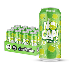 NO CAP! Apple Rizz can showcases bold flavor with zero sugar for guilt-free refreshment.