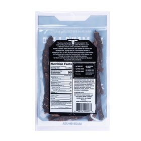 No Mans Land jerky hand-trimmed beef highlighting craft quality