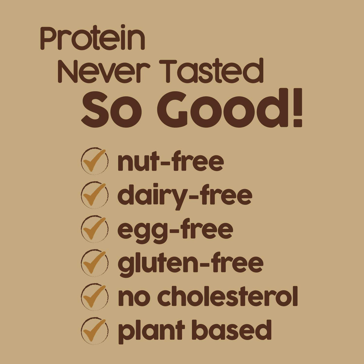 Close-up of No Nuts vegan gluten-free ingredients for the bar