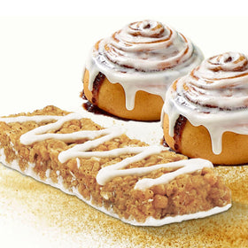 No Nuts! Cinnamon Roll bar in a nut-free facility supports allergy-friendly snack options.