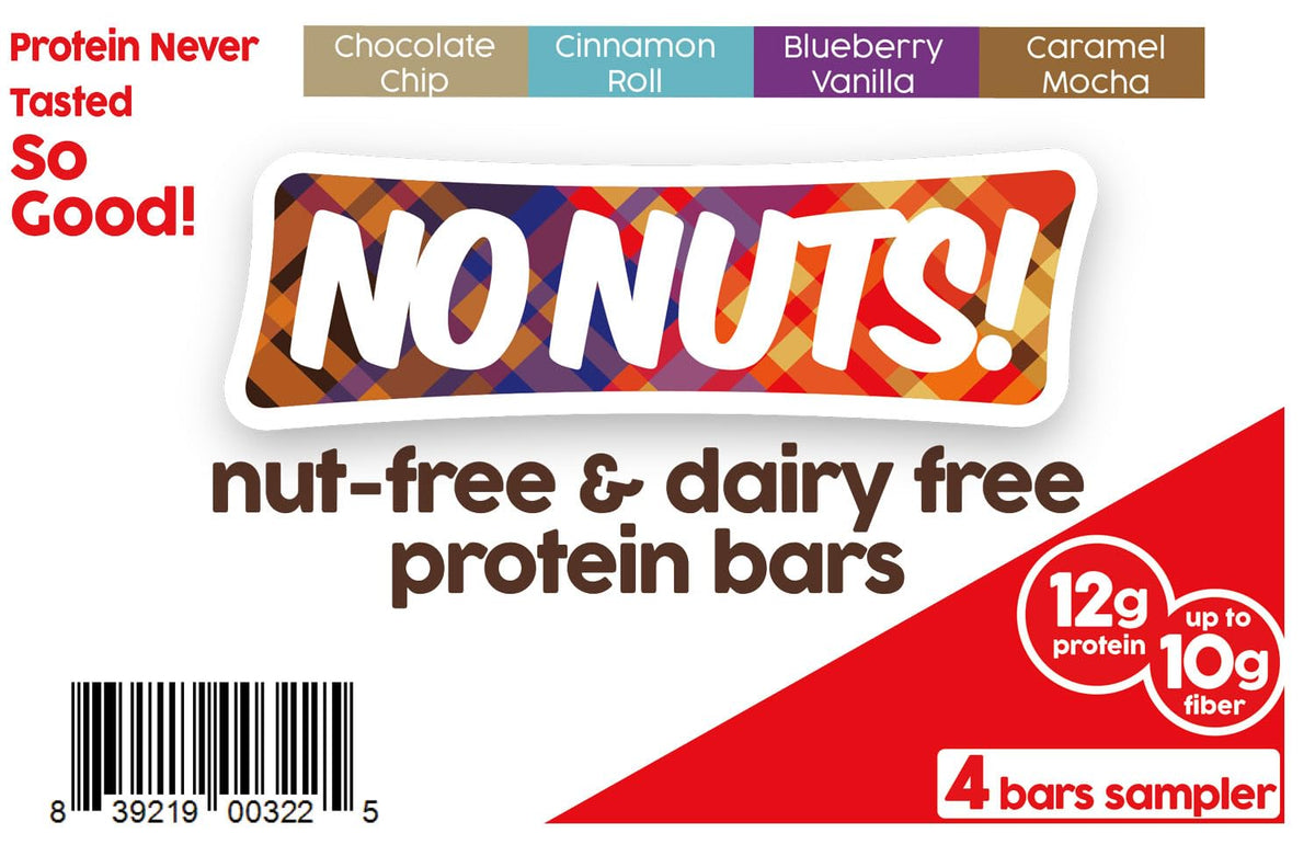 No Nuts caramel mocha bar unwrap shows convenient dairy free snack