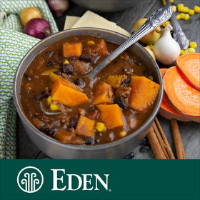No-salt-added Eden can view, ready for heat-and-serve weeknight dinners.
