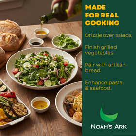 Noah`s Ark Arbequina EVOO ideal for everyday cooking.