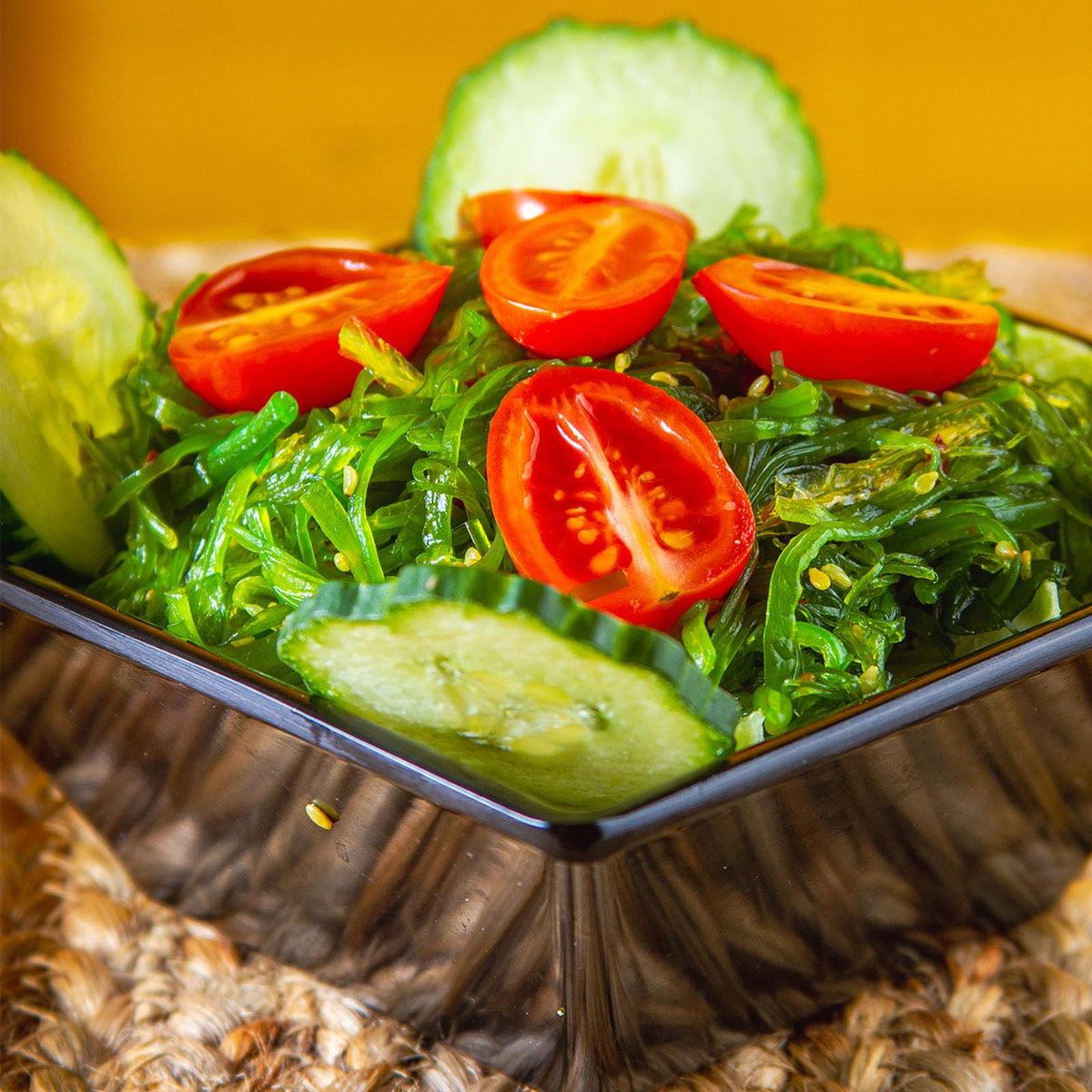 Noble Createaprototype seaweed salad ingredients label detail supports quality choice.