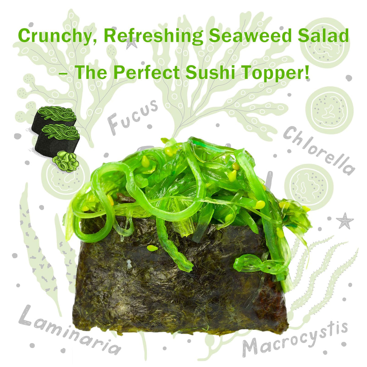 Noble Createaprototype seaweed salad ready-to-eat pack for quick meals.