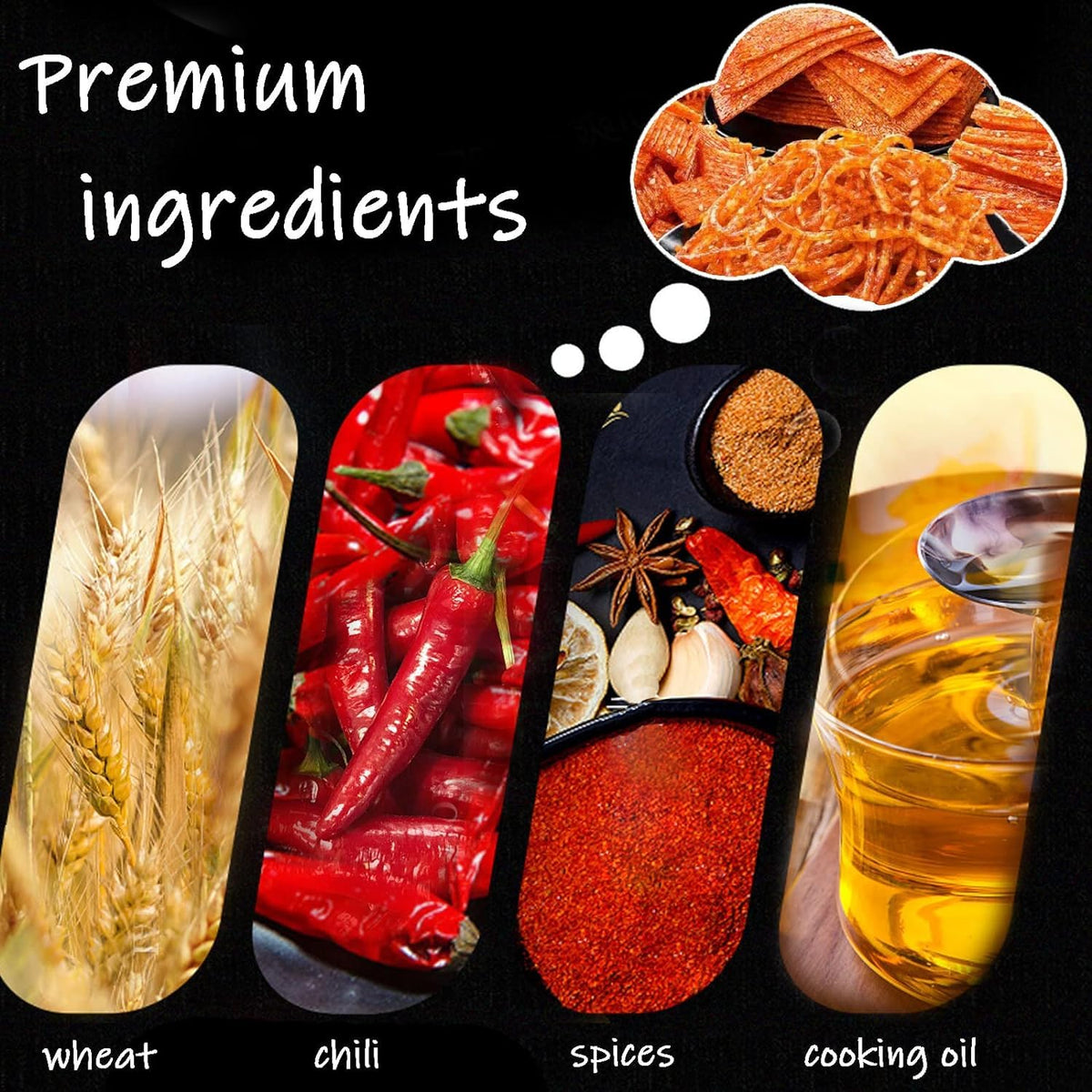 Noble Createaprototype spicy strip convenient snack during travel