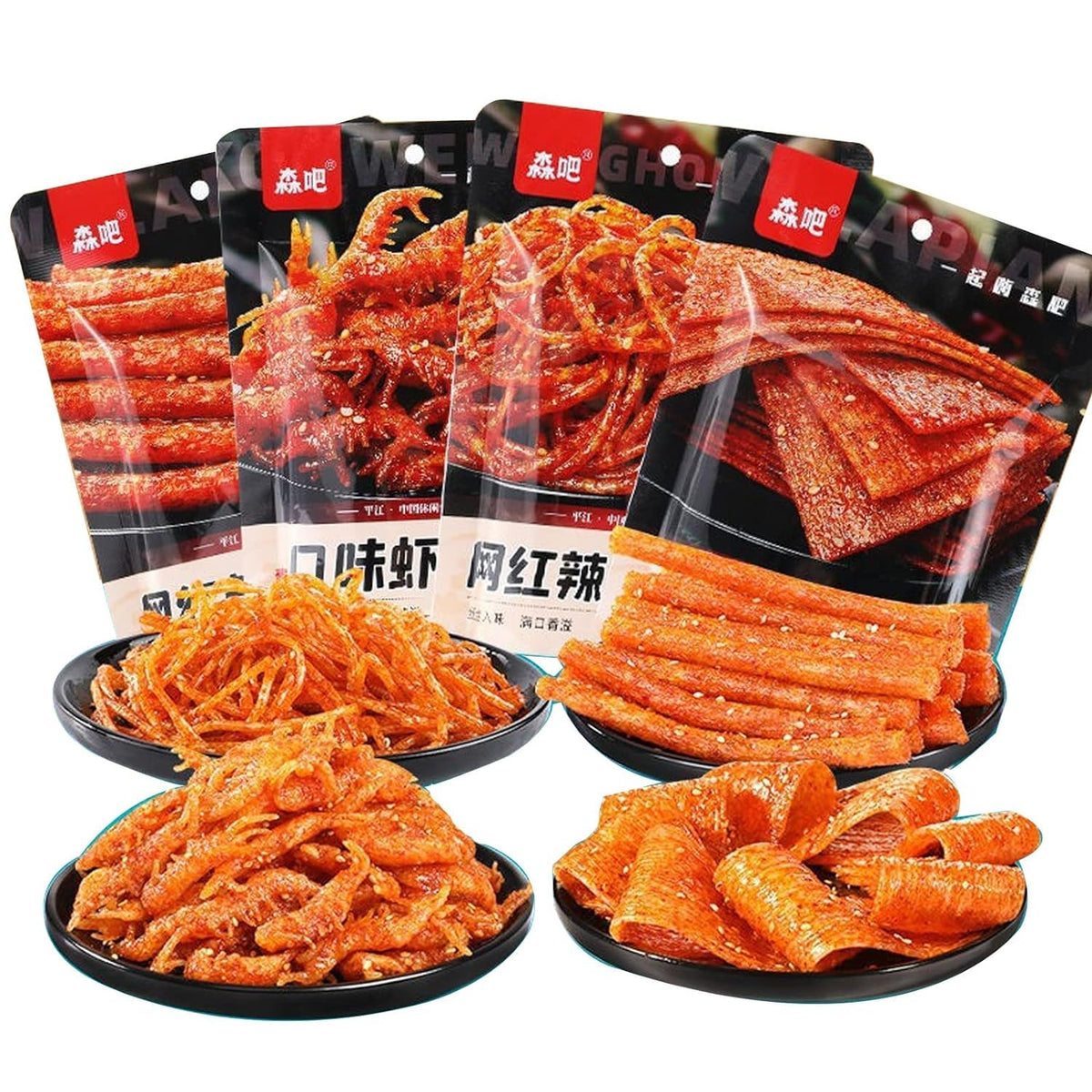 Noble Createaprototype spicy strip packaging for easy on-the-go snacking