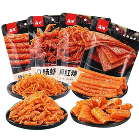 Noble Createaprototype spicy strip packaging for easy on-the-go snacking